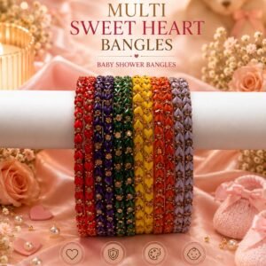 Multicolor Sweet Heart Combo Set