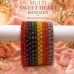 Multicolor Sweet Heart Combo Set