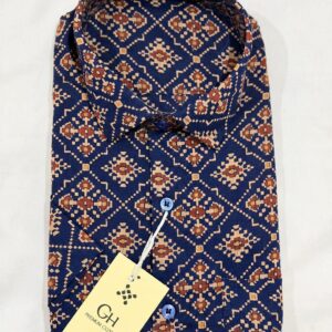 Ajrakh Printed Shirt Design 4