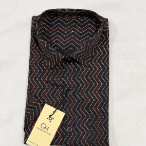 Ajrakh Printed Shirt Design 3