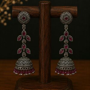 Drew Drops Jhumka Earrings