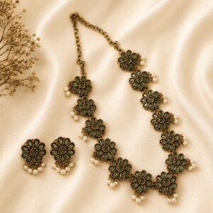 Floral Choker Necklace