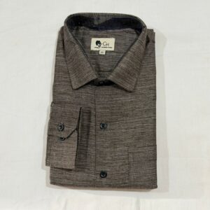 Khadi Cotton Shirt - Grey
