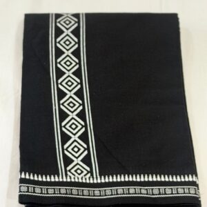 Black Single Lungi Design 2