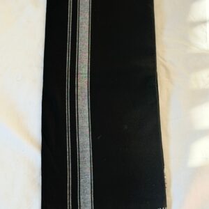 Black Single Lungi Design 3