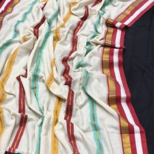 Marathakam Mul Cotton Saree