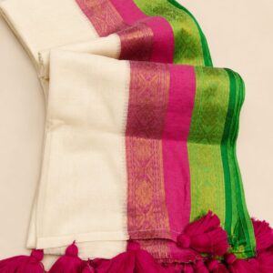 Panchami Pink Mul Cotton Saree