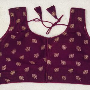 Royal Purple leaf Blouses