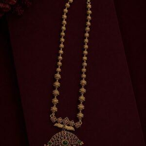Ruby & Emerald Maanga Necklace