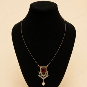 Manikya Pearl Invisible Chain Necklace