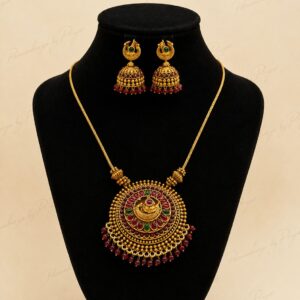 Padmavyuha Antique Necklace Set