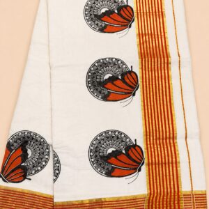 Butterfly Border Saree